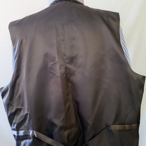 Alain Dupetit- 3pc Suit- Navy Blue -54 Reg - Picture 3 of 9